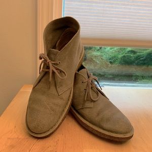 Clarks Originals Grey Suede Desert Boots